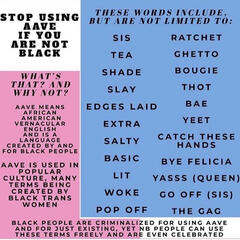 what is aave and why non-black folks shouldn't use it